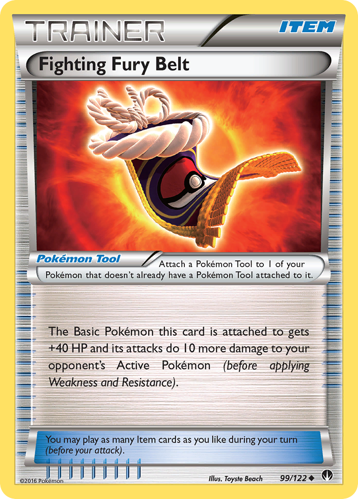 Fighting Fury Belt (99/122) [XY: BREAKpoint] | Game Haven TX