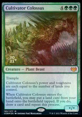 Cultivator Colossus [Innistrad: Crimson Vow Prerelease Promos] | Game Haven TX