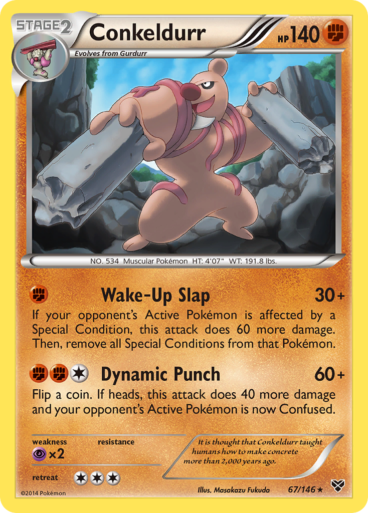 Conkeldurr (67/146) [XY: Base Set] | Game Haven TX