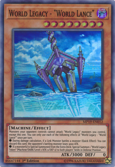 World Legacy - "World Lance" [MP19-EN012] Super Rare | Game Haven TX