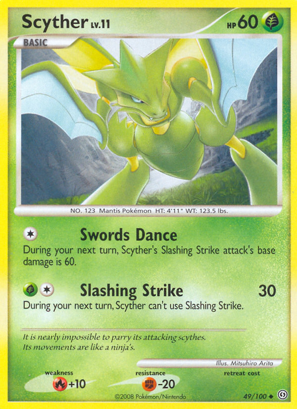 Scyther (49/100) [Diamond & Pearl: Stormfront] | Game Haven TX