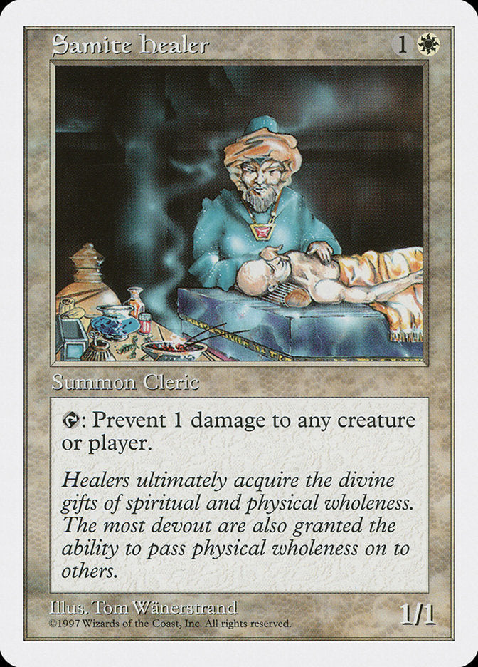 Samite Healer [Fifth Edition] | Game Haven TX