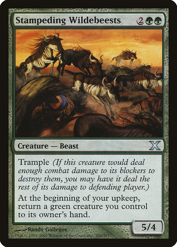 Stampeding Wildebeests [Tenth Edition] | Game Haven TX