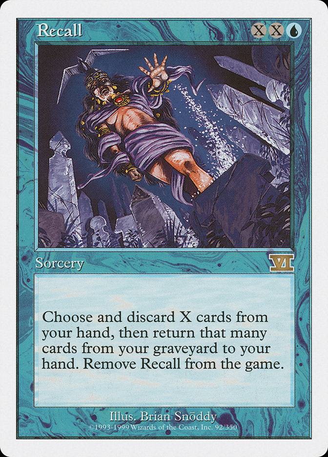 Recall [Classic Sixth Edition] | Game Haven TX