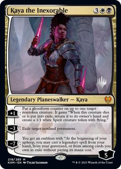 Kaya the Inexorable [Kaldheim Promo Pack] | Game Haven TX