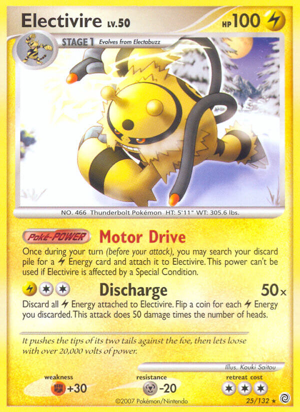 Electivire (25/132) (Theme Deck Exclusive) [Diamond & Pearl: Secret Wonders] | Game Haven TX