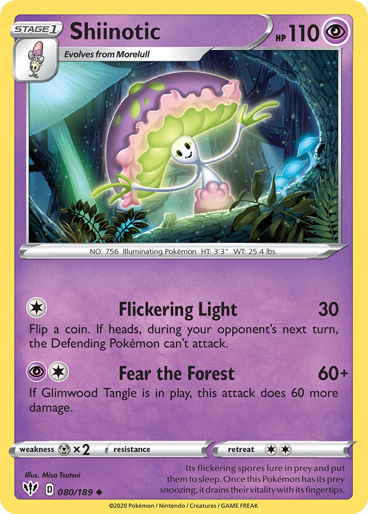 Shiinotic (080/189) [Sword & Shield: Darkness Ablaze] | Game Haven TX