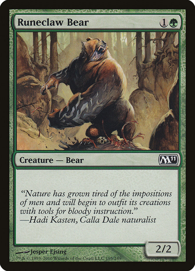 Runeclaw Bear [Magic 2011] | Game Haven TX