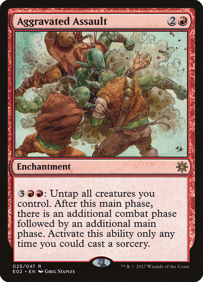 Aggravated Assault [Explorers of Ixalan] | Game Haven TX