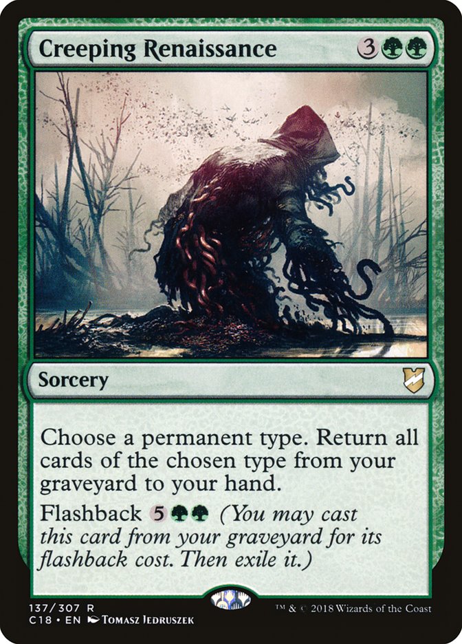 Creeping Renaissance [Commander 2018] | Game Haven TX