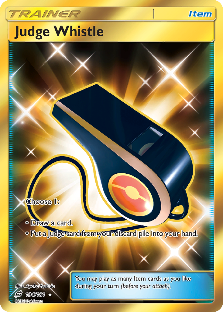 Judge Whistle (194/181) [Sun & Moon: Team Up] | Game Haven TX