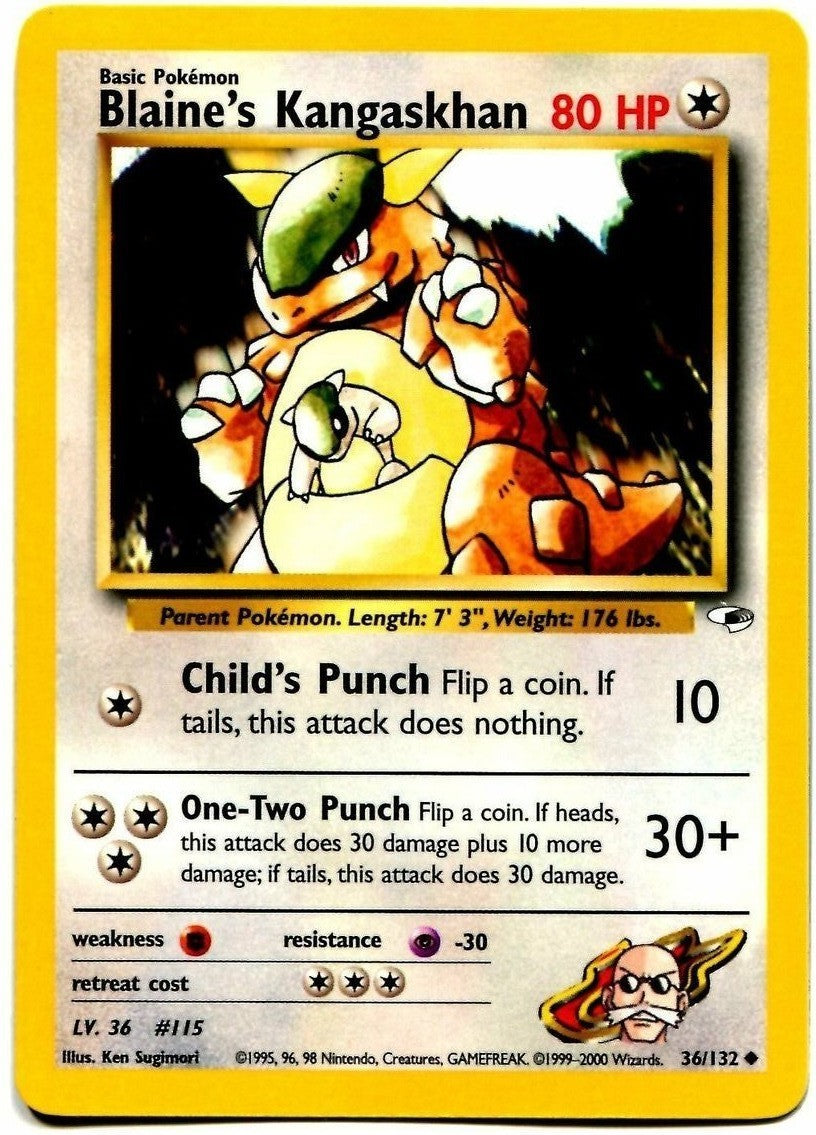 Blaine's Kangaskhan (36/132) [Gym Heroes Unlimited] | Game Haven TX