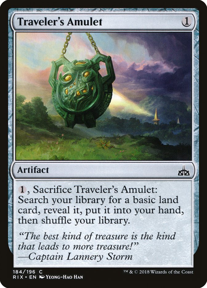 Traveler's Amulet [Rivals of Ixalan] | Game Haven TX