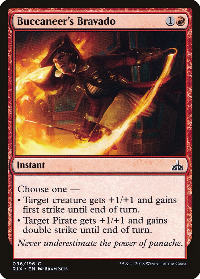 Buccaneer's Bravado [Rivals of Ixalan] | Game Haven TX