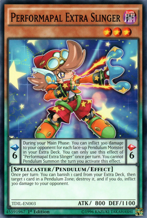 Performapal Extra Slinger [TDIL-EN003] Common | Game Haven TX