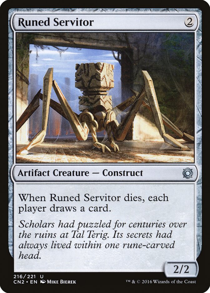 Runed Servitor [Conspiracy: Take the Crown] | Game Haven TX