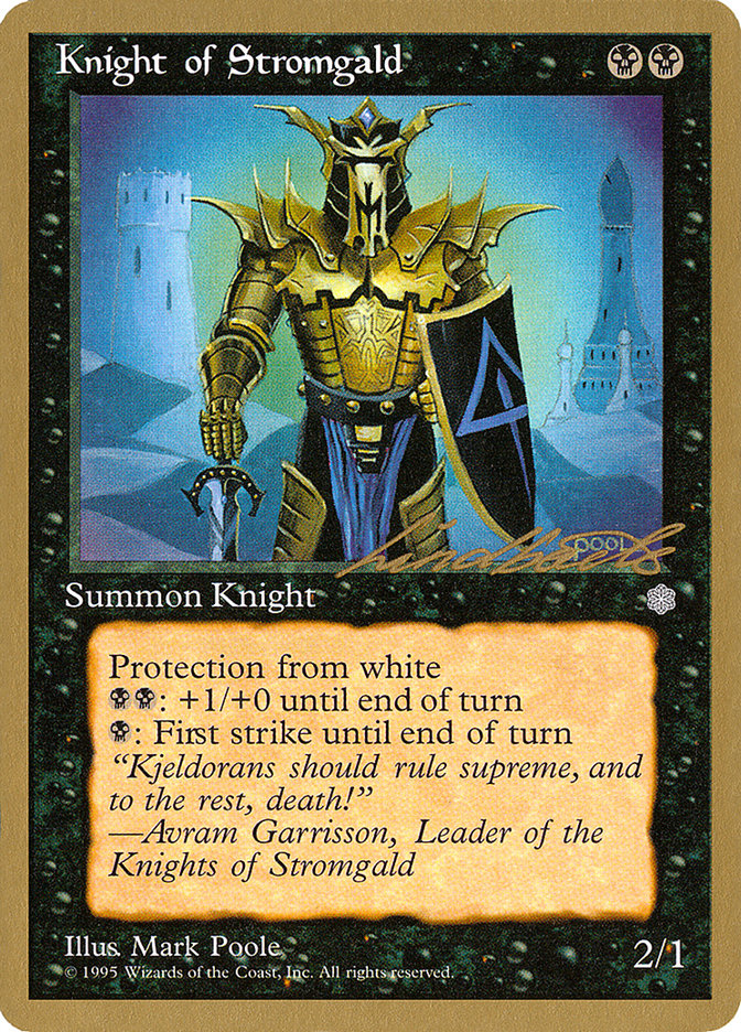 Knight of Stromgald (Leon Lindback) [Pro Tour Collector Set] | Game Haven TX