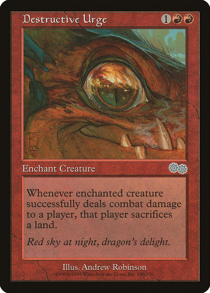 Destructive Urge [Urza's Saga] | Game Haven TX