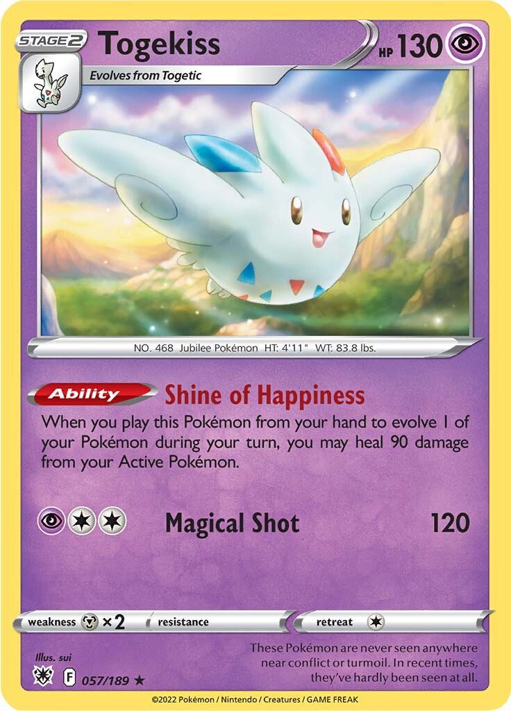 Togekiss (057/189) [Sword & Shield: Astral Radiance] | Game Haven TX