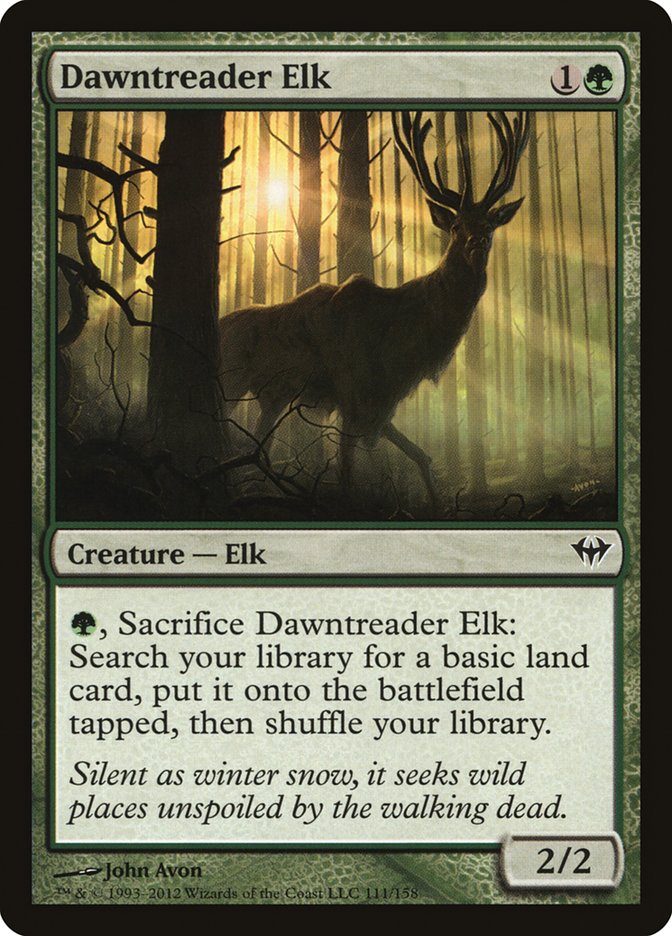 Dawntreader Elk [Dark Ascension] | Game Haven TX