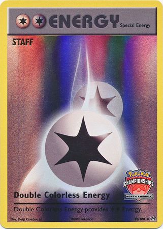 Double Colorless Energy (90/108) (NA Championship Promo Staff) [XY: Evolutions] | Game Haven TX