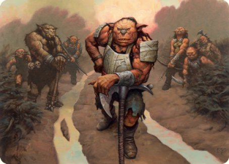 Hobgoblin Bandit Lord Art Card [Dungeons & Dragons: Adventures in the Forgotten Realms Art Series] | Game Haven TX