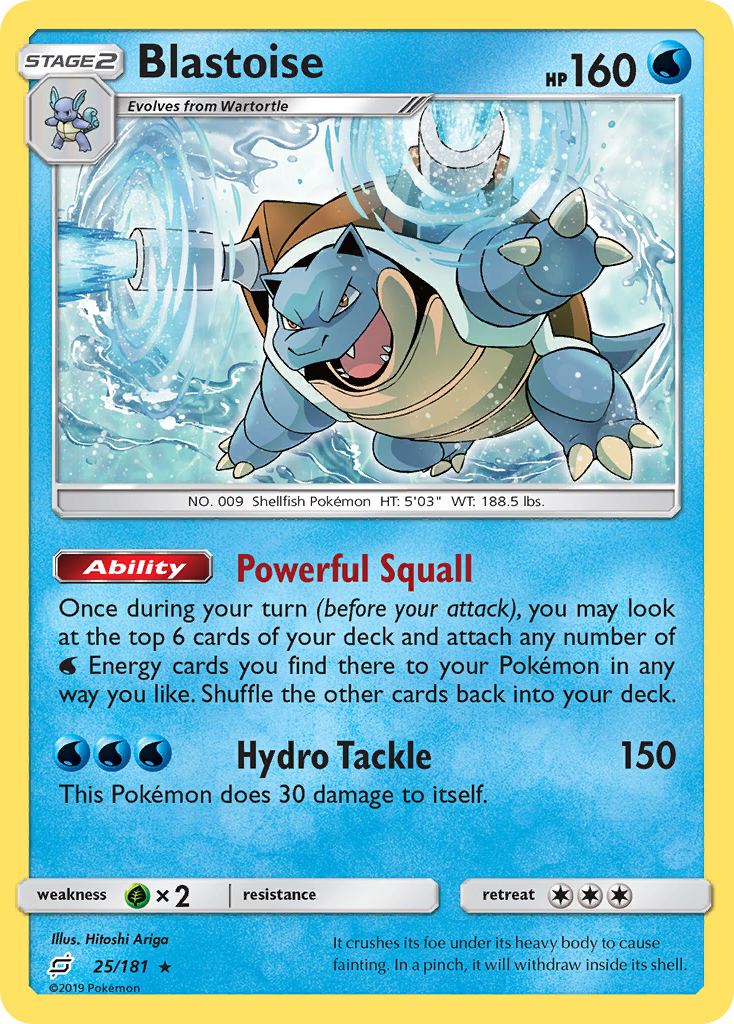 Blastoise (25/181) [Sun & Moon: Team Up] | Game Haven TX