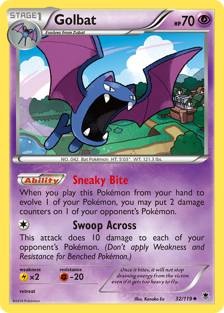 Golbat (32/119) [XY: Phantom Forces] | Game Haven TX