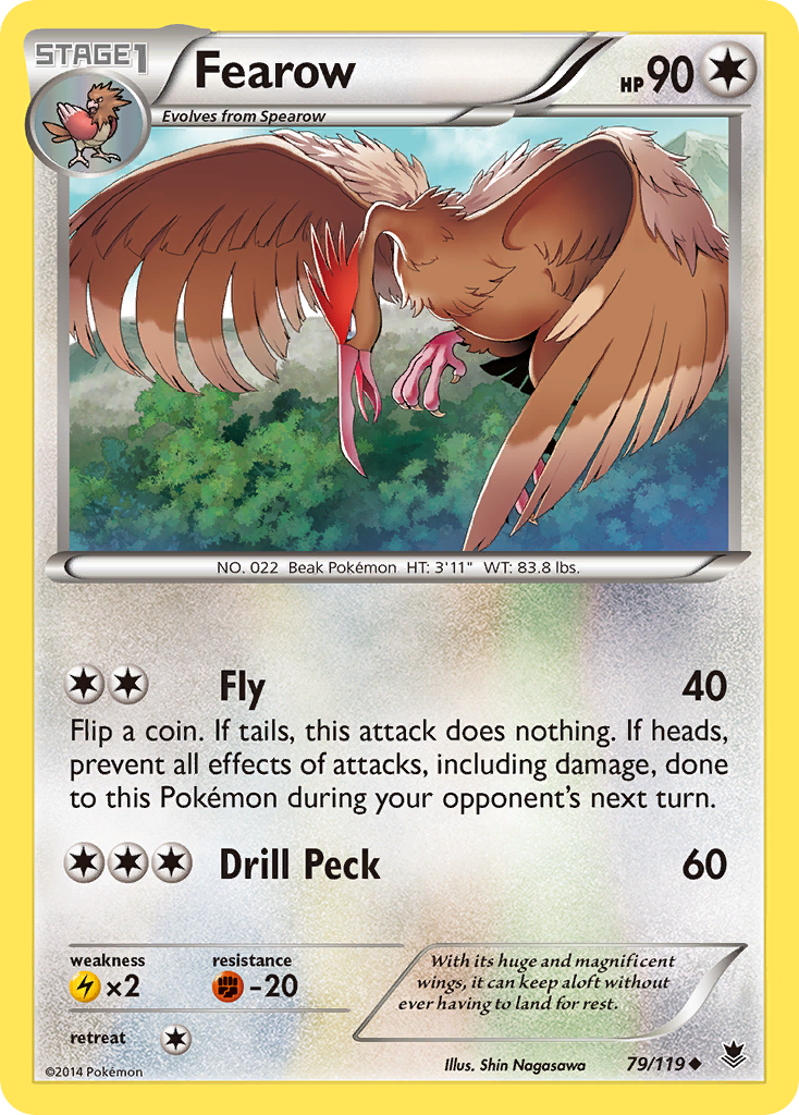 Fearow (79/119) [XY: Phantom Forces] | Game Haven TX