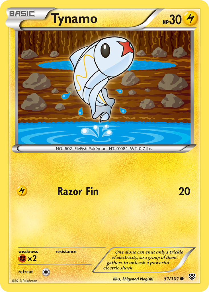 Tynamo (31/101) [Black & White: Plasma Blast] | Game Haven TX