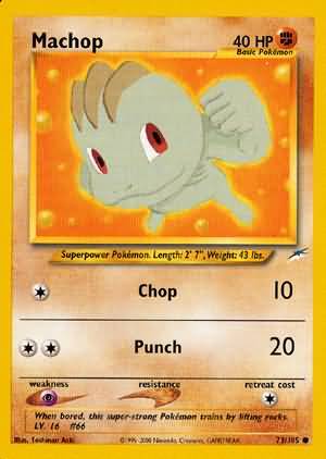 Machop (73/105) [Neo Destiny Unlimited] | Game Haven TX