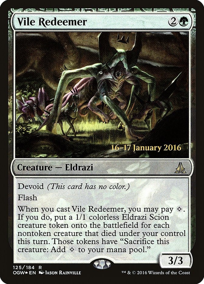 Vile Redeemer [Oath of the Gatewatch Promos] | Game Haven TX