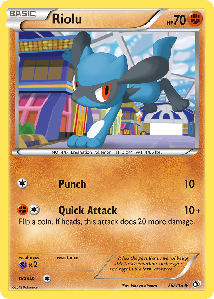 Riolu (79/113) [Black & White: Legendary Treasures] | Game Haven TX