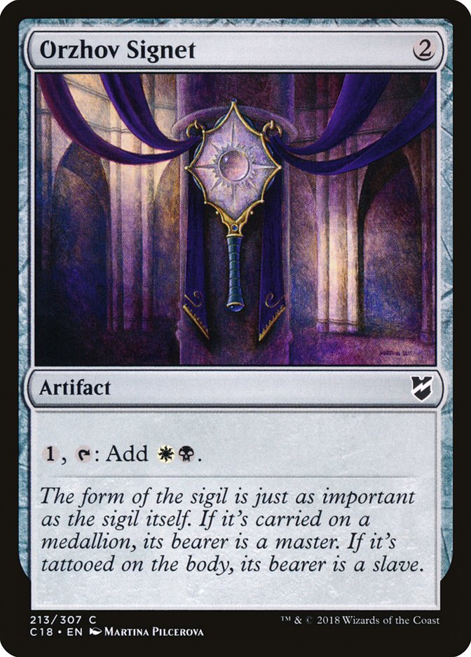Orzhov Signet [Commander 2018] | Game Haven TX