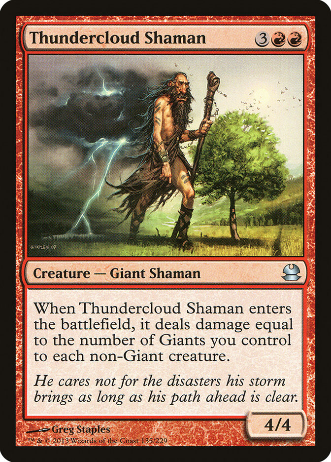 Thundercloud Shaman [Modern Masters] | Game Haven TX