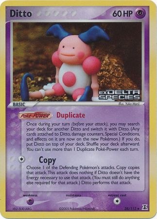 Ditto (38/113) (Stamped) [EX: Delta Species] | Game Haven TX