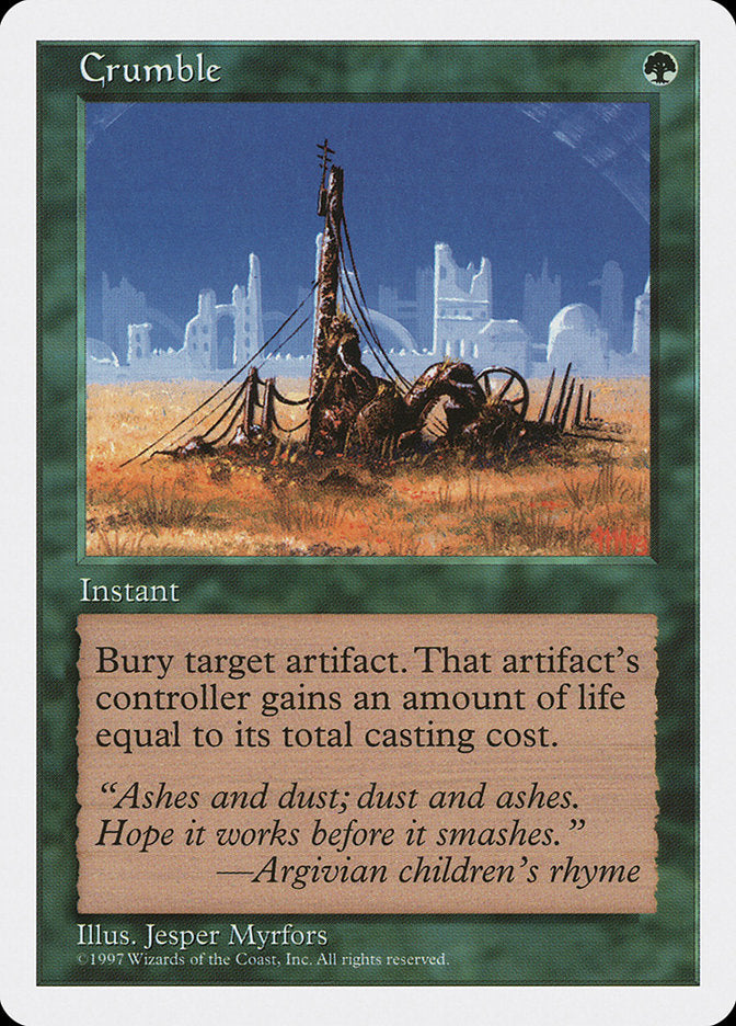 Crumble [Fifth Edition] | Game Haven TX