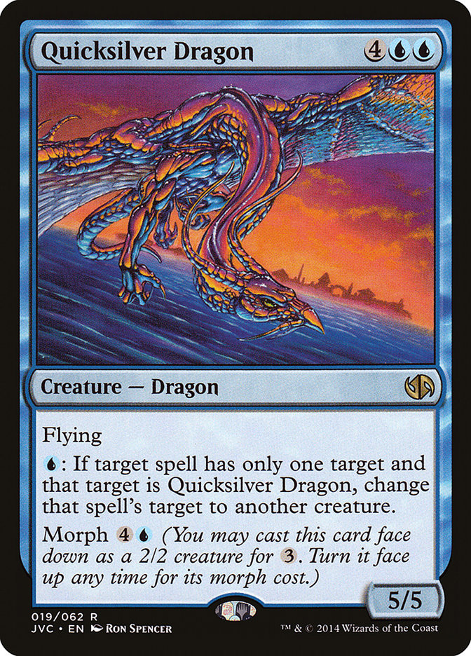 Quicksilver Dragon [Duel Decks Anthology: Jace vs. Chandra] | Game Haven TX