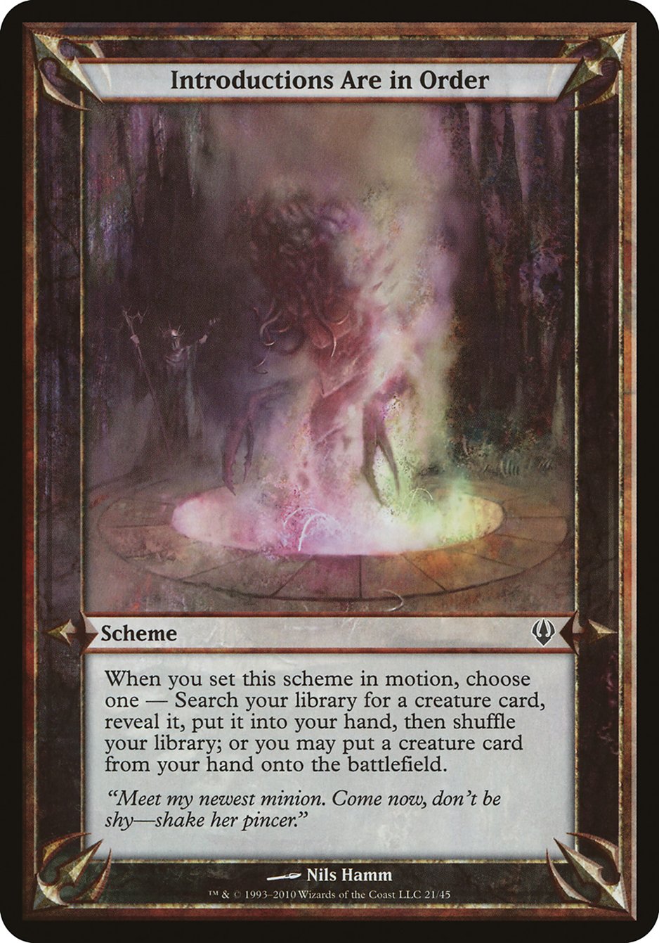 Introductions Are in Order [Archenemy Schemes] | Game Haven TX