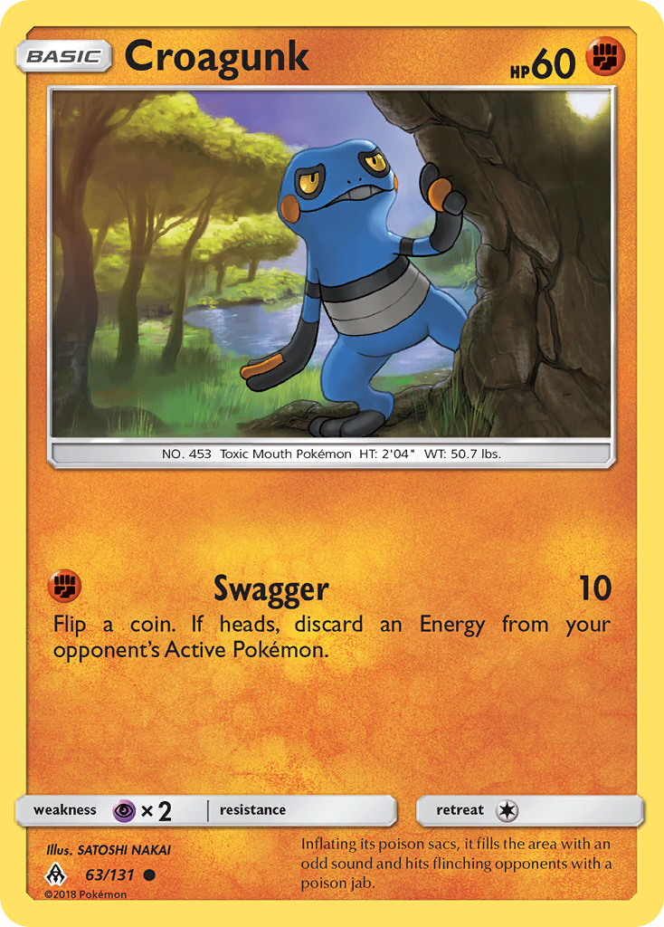 Croagunk (63/131) [Sun & Moon: Forbidden Light] | Game Haven TX