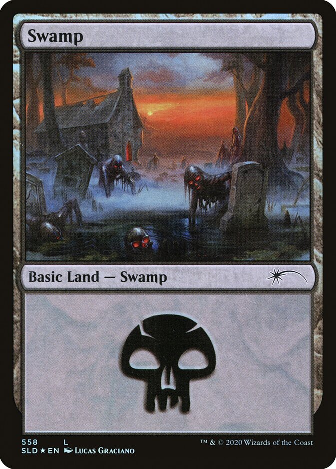 Swamp (Reanimated) (558) [Secret Lair Drop Promos] | Game Haven TX
