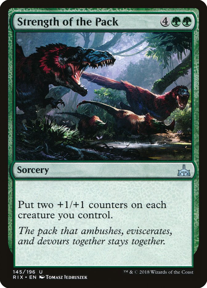 Strength of the Pack [Rivals of Ixalan] | Game Haven TX