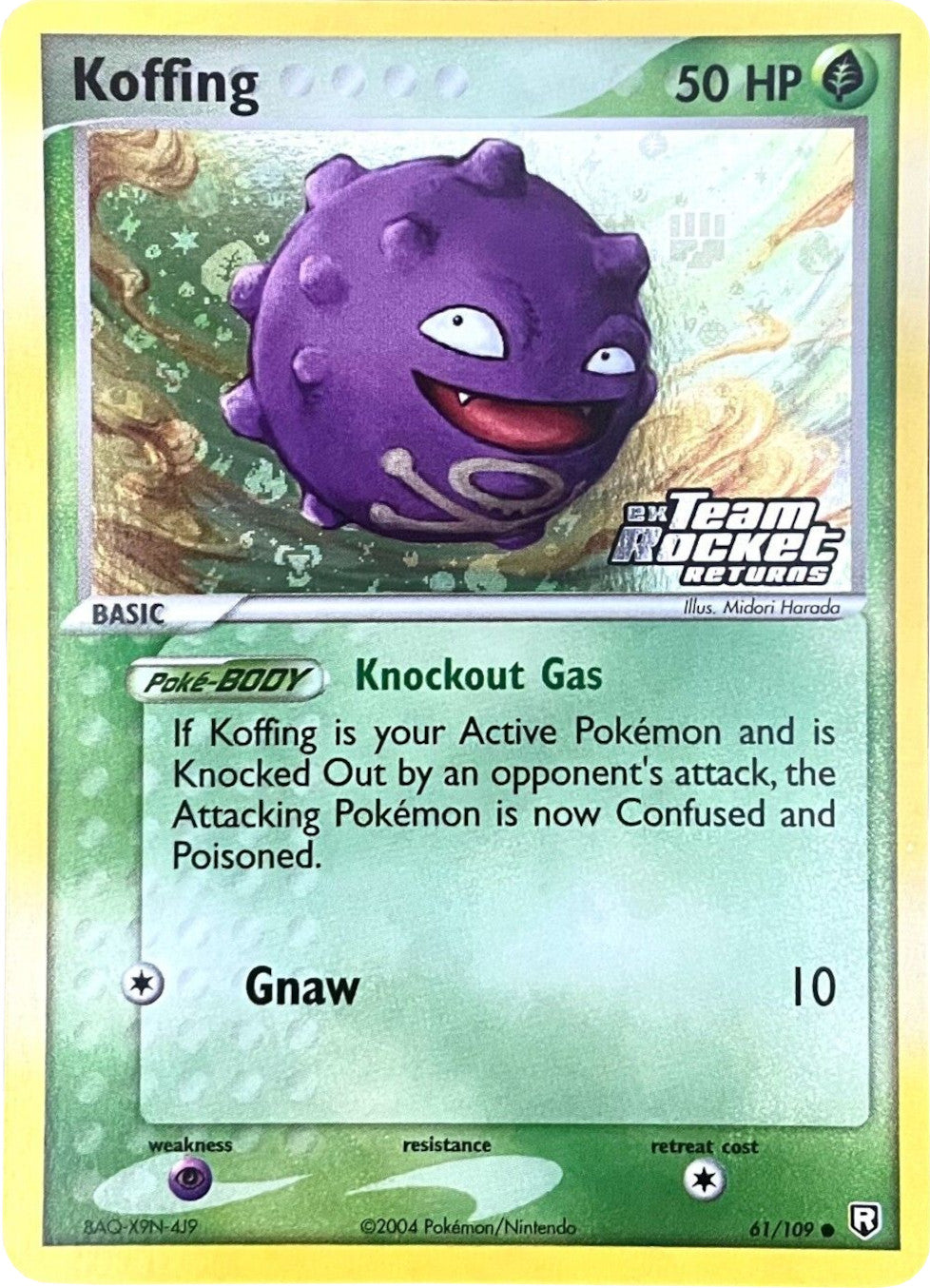 Koffing (61/109) (Stamped) [EX: Team Rocket Returns] | Game Haven TX