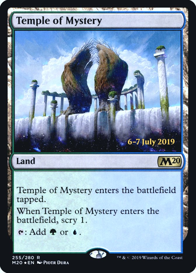 Temple of Mystery [Core Set 2020 Promos] | Game Haven TX