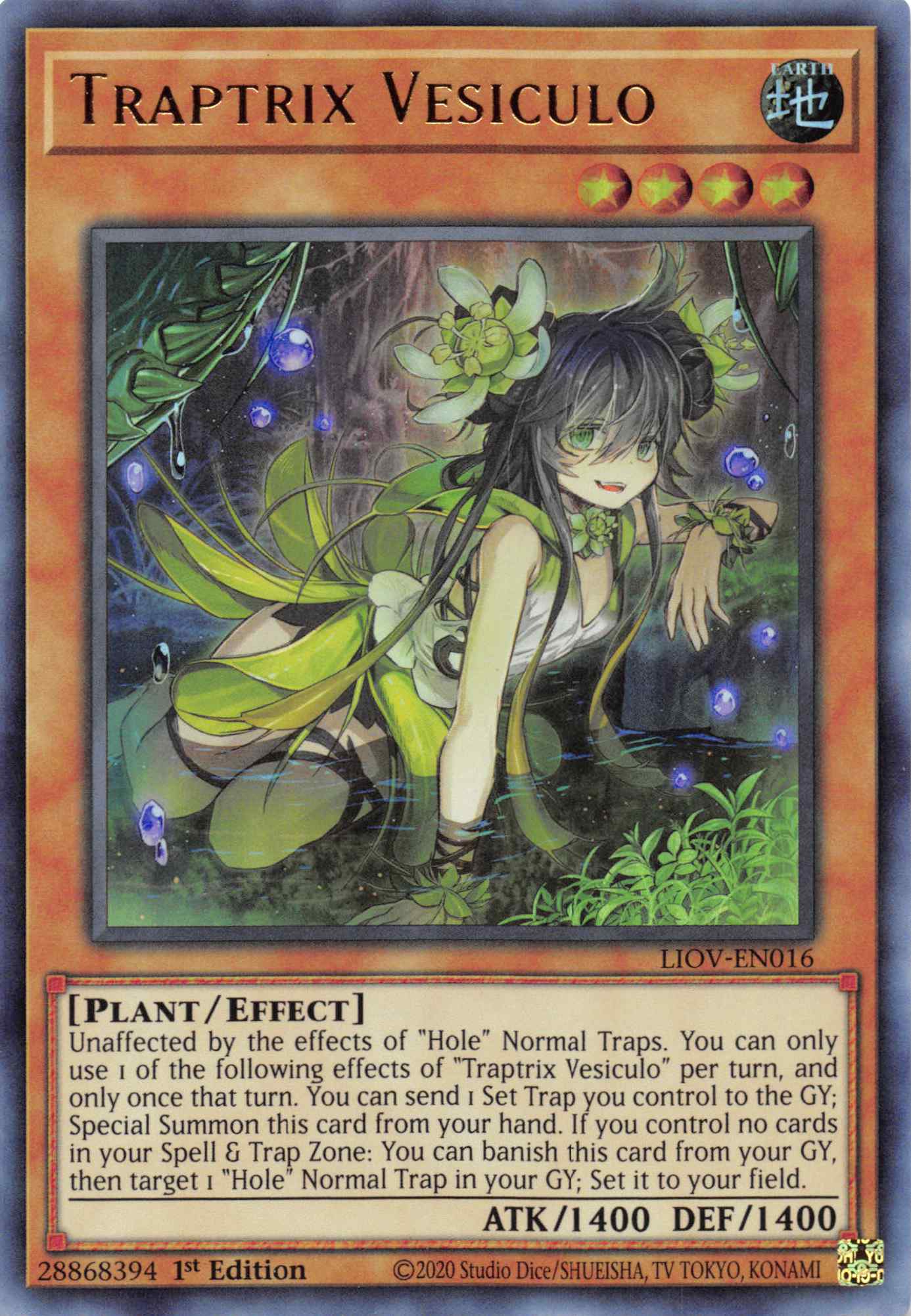 Traptrix Vesiculo [LIOV-EN016] Ultra Rare | Game Haven TX