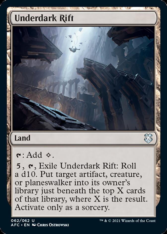 Underdark Rift [Dungeons & Dragons: Adventures in the Forgotten Realms Commander] | Game Haven TX