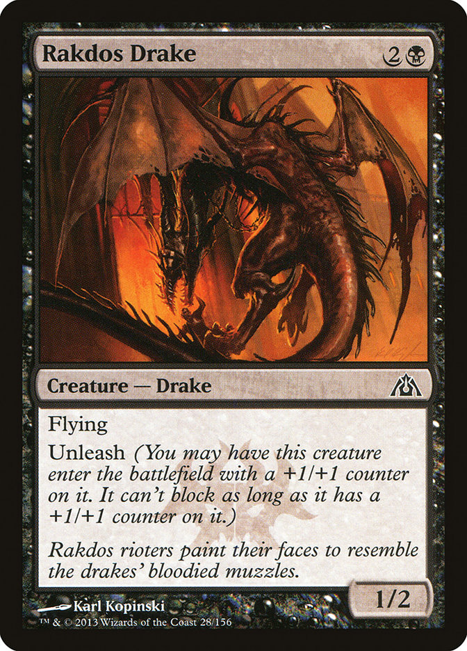 Rakdos Drake [Dragon's Maze] | Game Haven TX