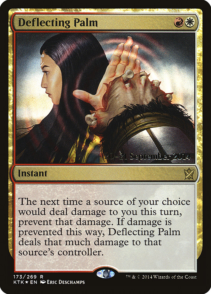 Deflecting Palm  [Khans of Tarkir Prerelease Promos] | Game Haven TX