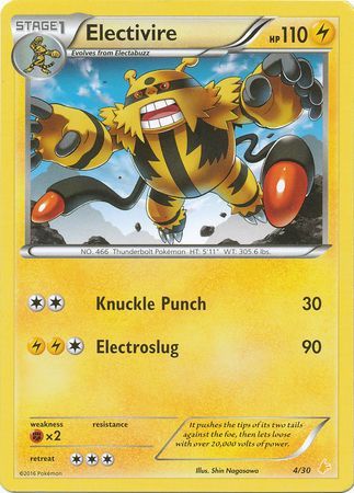 Electivire (4/30) [XY: Trainer Kit 3 - Pikachu Libre] | Game Haven TX