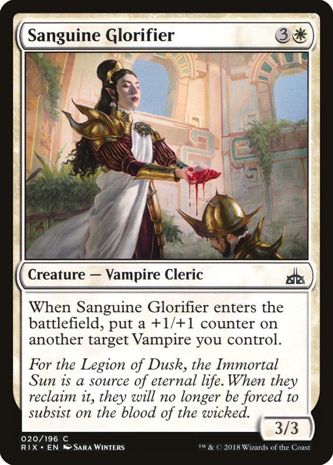 Sanguine Glorifier [Rivals of Ixalan] | Game Haven TX